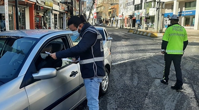 Adıyaman'da sokağa çıkma kısıtlaması uygulaması