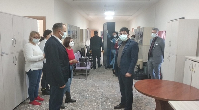 ADÜ Rektörü Aldemir, enstitüleri yeni binasında incelemelerde bulundu