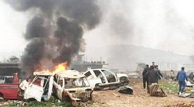 Afrin'de bomba yüklü araçla saldırı: 5 ölü, 10 yaralı