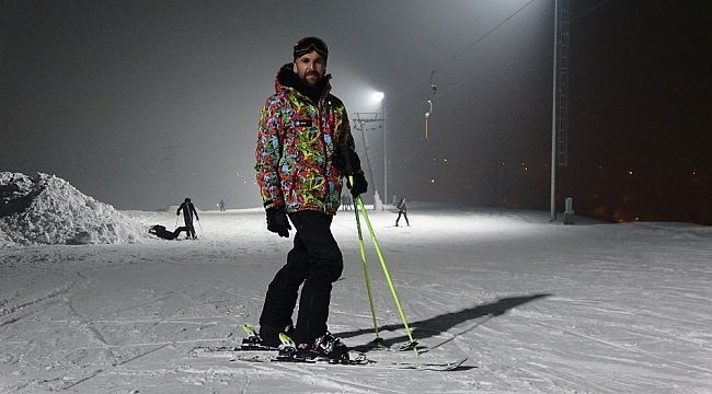 Ağrı, gece kayağı ile buluştu