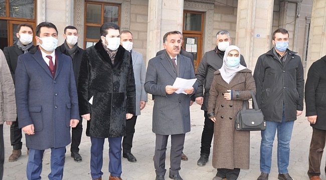 AK Parti Ağrı İl Teşkilatı, Fikri Sağlar, Can Ataklı ve İlker Başbuğ hakkında suç duyurusunda bulundu