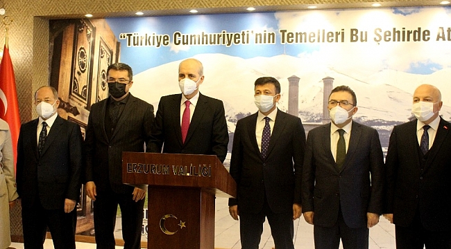AK Parti Genel Başkanvekili Kurtulmuş'tan Vali Memiş'e ziyaret