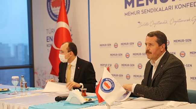 AK Parti Grup Başkanvekili Muş'tan Memur-Sen'e ziyaret