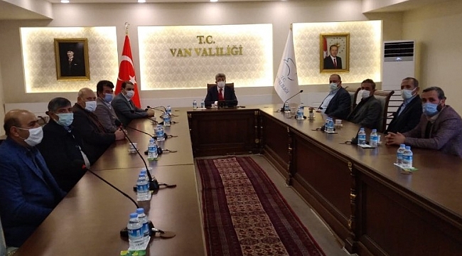 AK Parti heyetinden Vali Bilmez ve Emniyet Müdürü Karabağ'a ziyaret