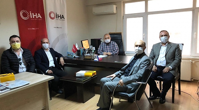 AK Parti Karesi'den İHA'ya ziyaret