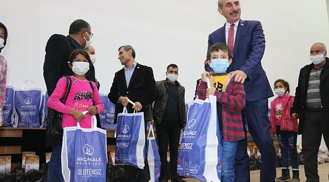 Akçakale'de çölyak hastalarına gıda desteği
