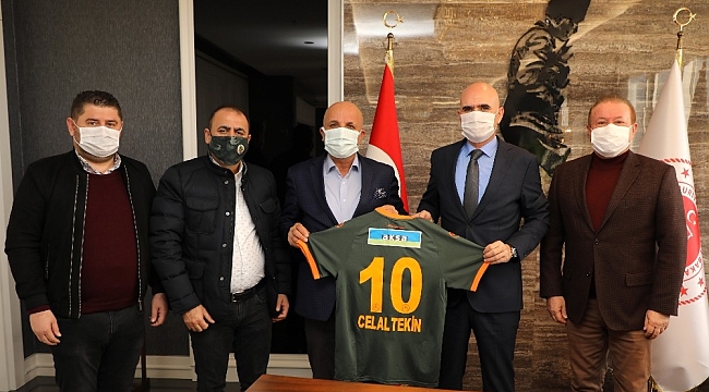 Alanyaspor'dan Başsavcı Tekin'e 'hayırlı olsun' ziyareti