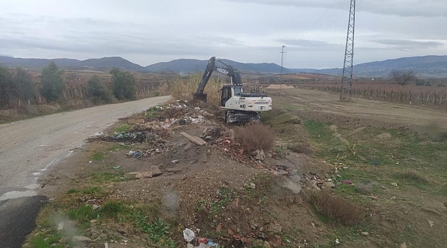Alaşehir'de dereler temizleniyor