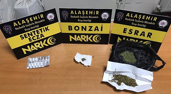 Alaşehir'de uyuşturucuya geçit yok