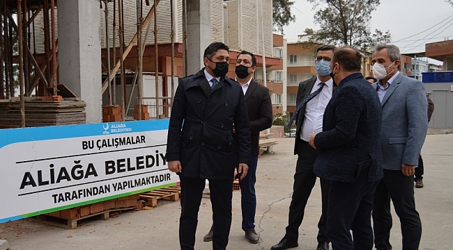Aliağa Devlet Hastanesi Acil Servis Ek Binası hızla yükseliyor