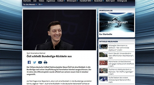 Alman basını Mesut Özil'in açıklamalarına geniş yer verdi