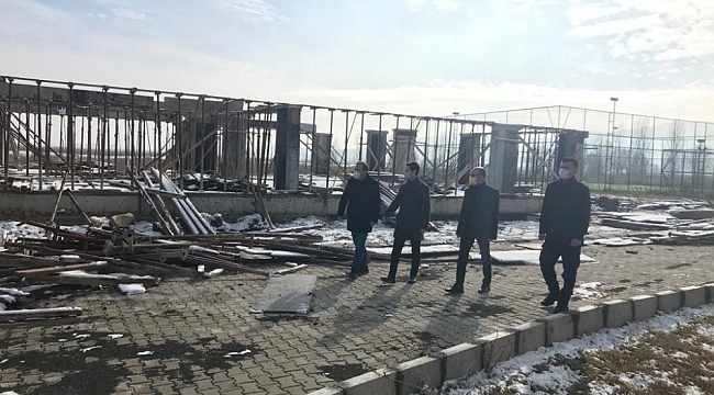 Altıntaş Meslek Yüksekokulu'nda tesis inşaatı