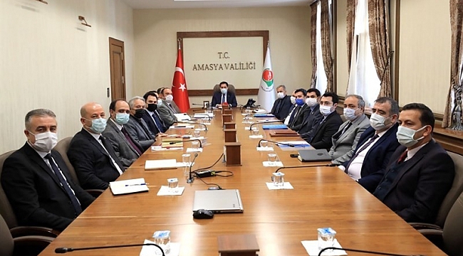 Amasya'da kamu hizmetleri ve yatırımları masaya yatırıldı