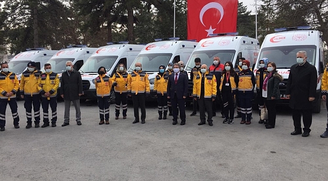 Ambulans filosuna 10 araç daha katıldı