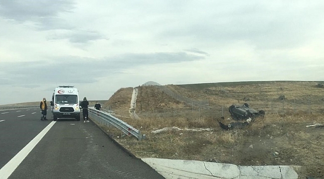 Ankara-Niğde yolunda trafik kazası: 2 yaralı