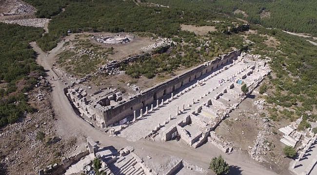 Aşkların şehri Sagalassos 2020 yılında 42 bin 285 ziyaretçi ağırladı