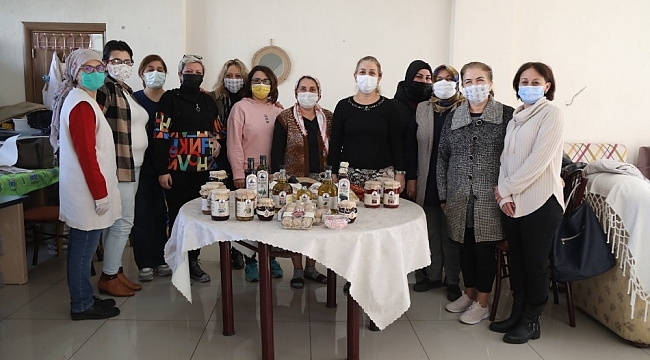 Atçalı kadınlar Aydın Büyükşehir Belediyesi'nin de verdiği destekle kadınlara örnek oluyor