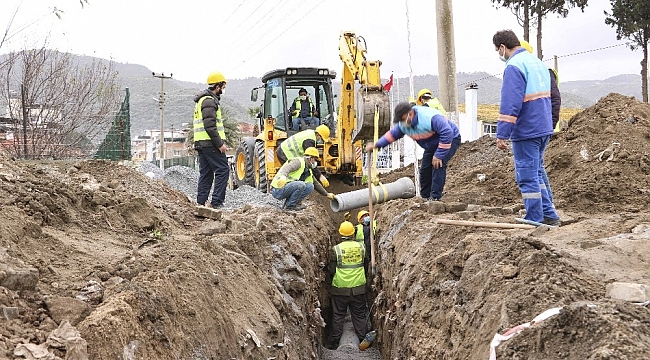 Aydın Büyükşehir, Koçarlı'da çalışmalarını sürdürüyor
