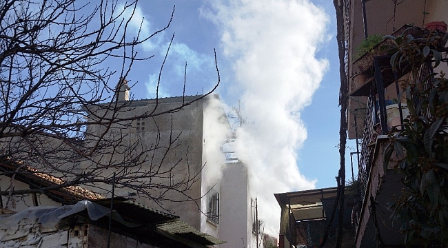 Aydın'da ev yangını; 1 yaralı