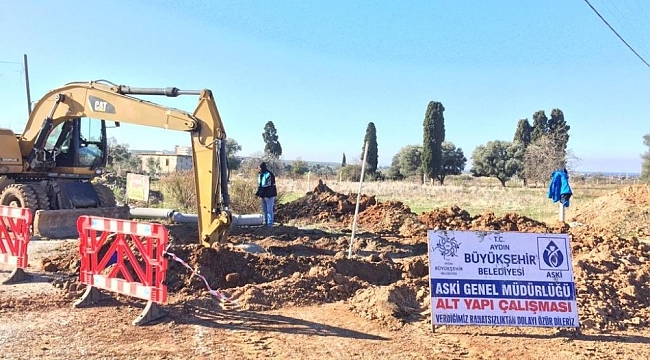 Aydın'ın altyapısı ASKİ'nin çalışmalarıyla güçleniyor
