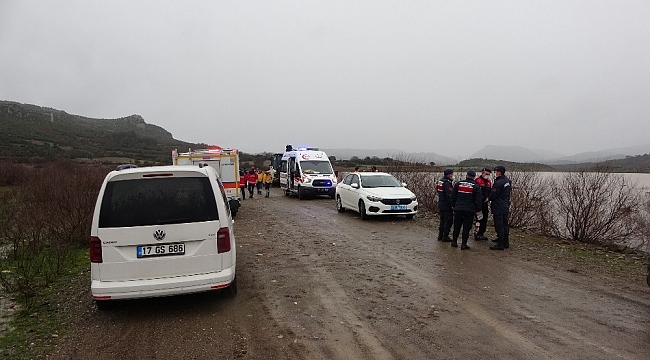 Ayvacık Barajı'na araç düştü iddiası ekipleri harekete geçirdi