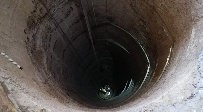 Bahçedeki kuyudan duyulan yardım çığlıkları ekipleri harekete geçirdi