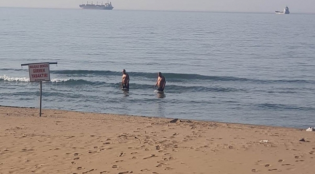 Bartın'da ocak ayında deniz keyfi