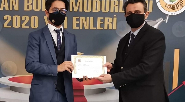 Başarı belgesi ile ödüllendirildiler