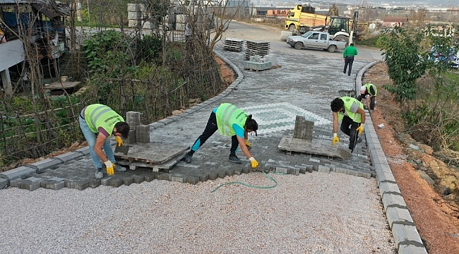 Başiskele'de kalıcı işler devam ediyor