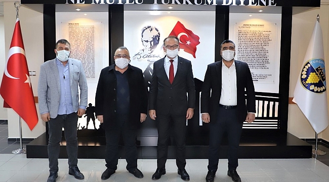 Başkan Akın'a teşekkür ziyaretleri