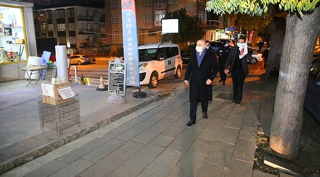 Başkan Altınok'tan gece denetimi