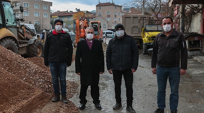 Başkan Işık, çalışmaları yerinde inceledi