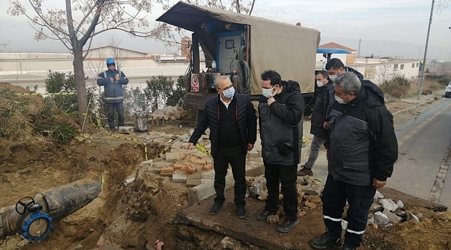 Başkan Kayda, çalışmaları yerinde inceledi
