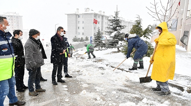 Başkan Köse saha çalışmalarını denetledi