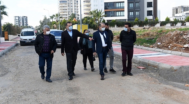 Başkan Özyiğit, yol yapım ve onarım çalışmalarını inceledi