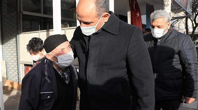 Başkan Söğüt, Çamlıtepe esnafını ziyaret etti