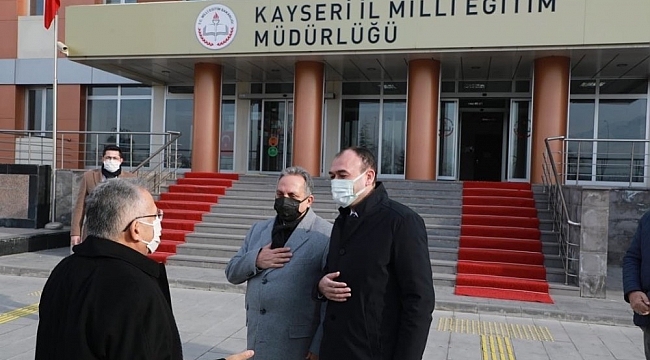 Başkanlardan Milli Eğitim Müdürü'ne Ziyaret