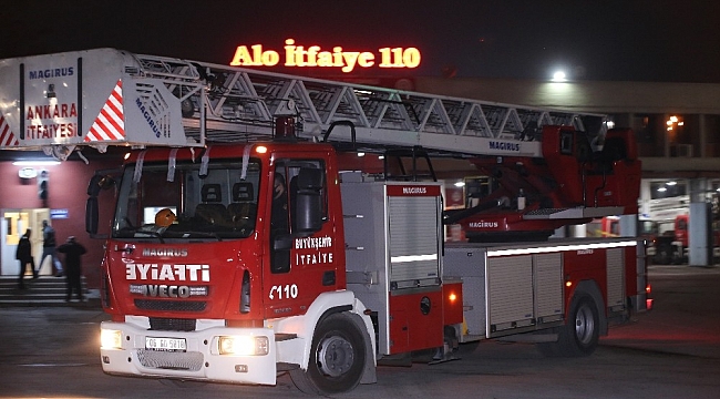 Başkent itfaiyesi yeni yıla görev başında girdi