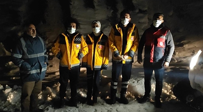 Batman'da 112 Acil personeli donmaktan son anda kurtarıldı
