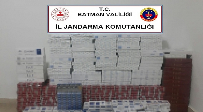 Batman'da 2 bin 567 paket kaçak sigara ele geçirildi