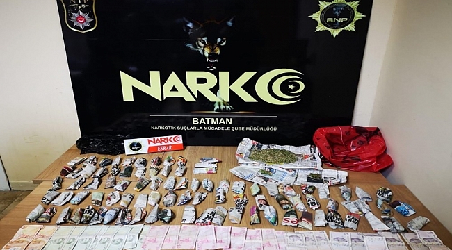 Batman'da uyuşturucu operasyonu: 5 kişi tutuklandı