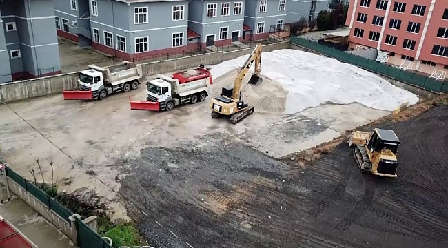 Beklenen kar yağışına karşı 724 hazırlar