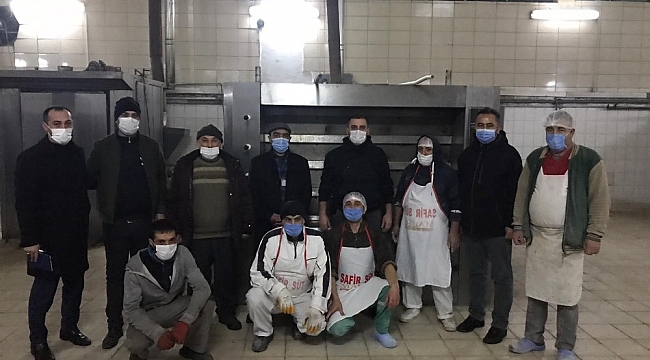 Belediye Başkan Yardımcısı Aydemir Halk Ekmek Fabrikası'nı inceledi