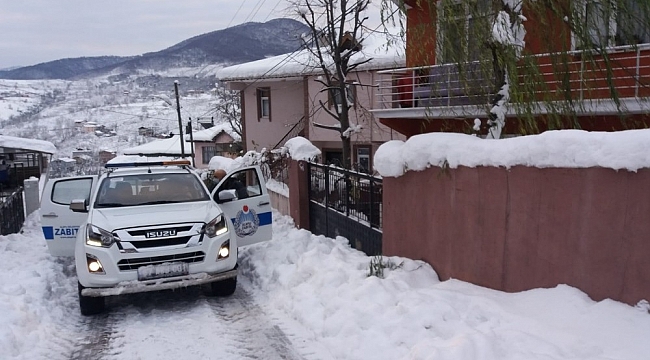 Belediye ekipleri küçük İrem'i hastaneye ulaştırdı