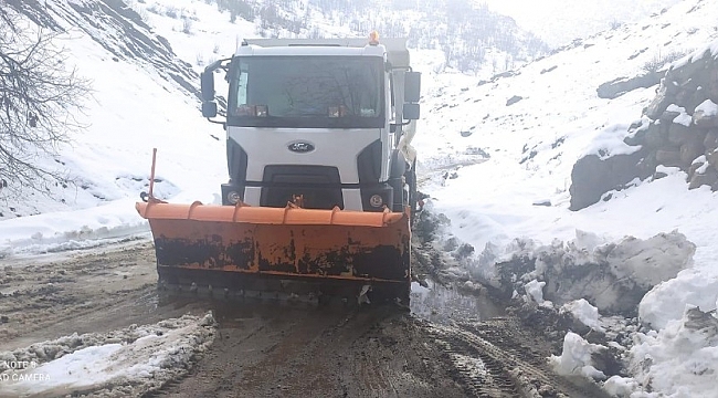 Beytüşşebap'ta kapalı köy yolları ulaşıma açılıyor