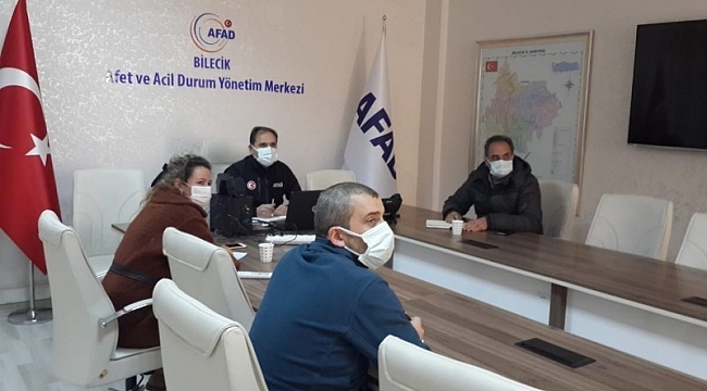 Bilecik AFAD personeli İRAP toplantısına katıldı