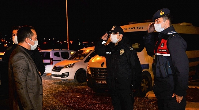 Bilecik'te yeni yıla girilirken hiç bir olumsuzluk yaşanmadı