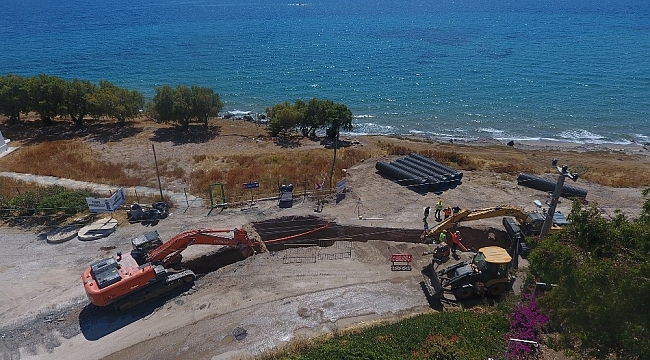 Bodrum'da kanalizasyonun 55 kilometresi tamamlandı