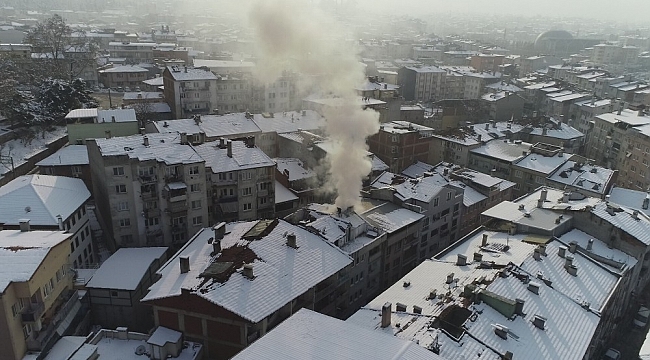 Bursa'da itfaiye ekiplerinin zor anları