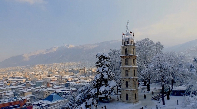 Bursa'da kar başka güzel